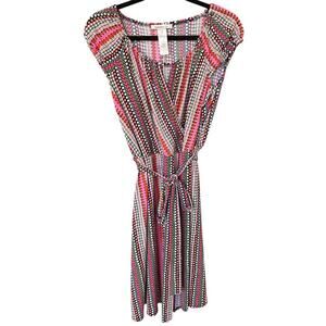 Women's Laundry by Shelli Segal Dress in XL Polka Dots Geometric Pattern